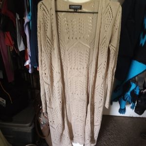 Cream cardigan